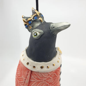 Bird king bell with red robe (large)