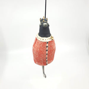 Bird king bell with red robe (large)