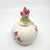 Mushroom orb/vase with ceramic gold key