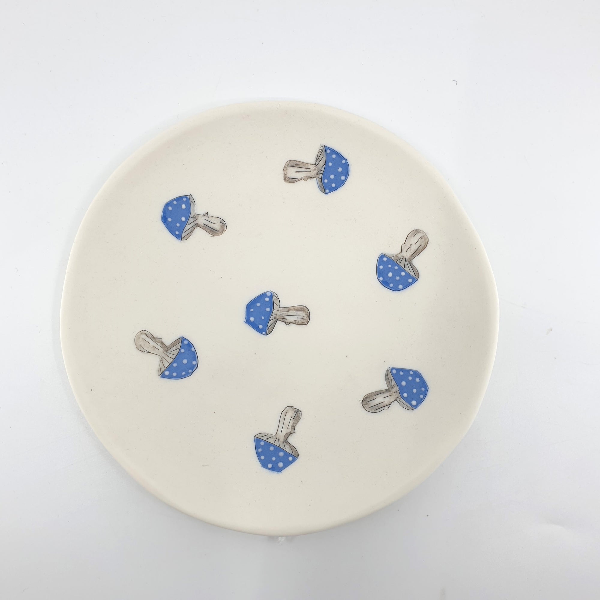 Mushroom plate (blue)