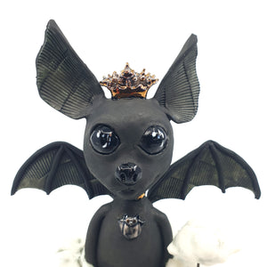 Baby Bat dragon in the clouds (copper crown)