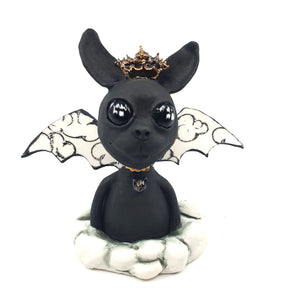 Baby Bat dragon with cloud wings