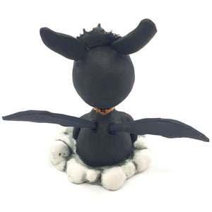 Baby Bat dragon with cloud wings