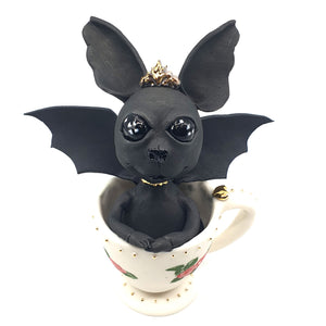 Baby Bat dragon in a teacup (mini)