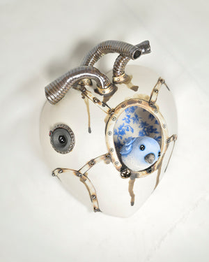 The hearts messenger (white with lens)
