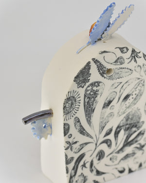 Nestwork (with banksias and firetail finch)