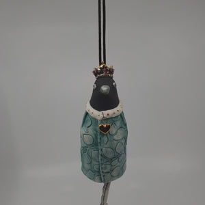 Bird king bell with green robe (medium)